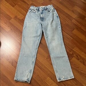 Abercrombie & Fitch Light Blue Straight Leg Jeans